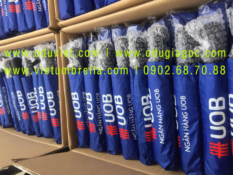xưởng sản xuất ô dù cầm tay in logo quảng cáo